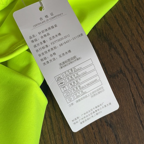 NWT Neon Workout set size S - Picture 5 of 5